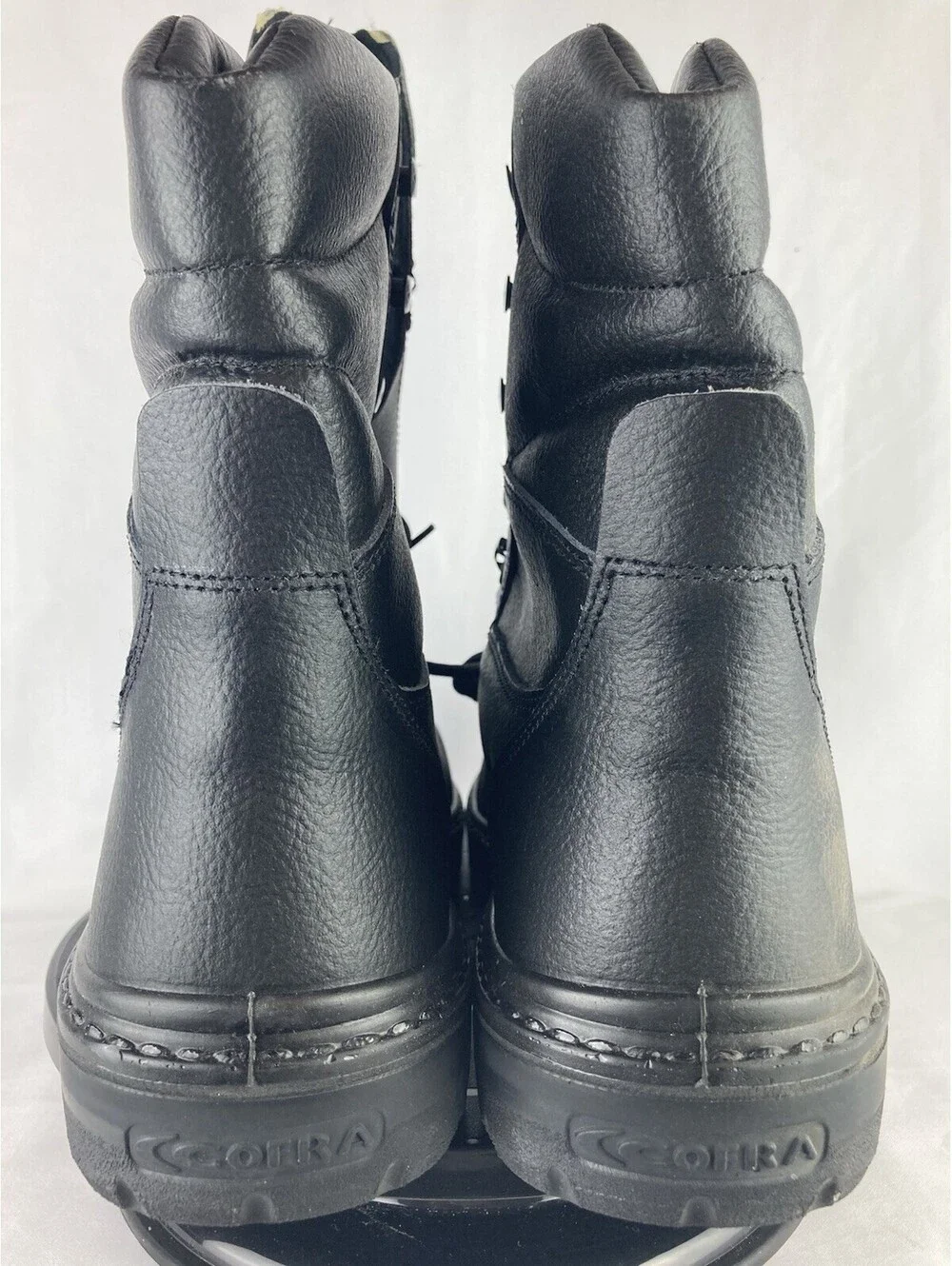 NEW Men’s Size 11 Cofra US Road Safety Work Boots Black Leather EH PR Steel Toe